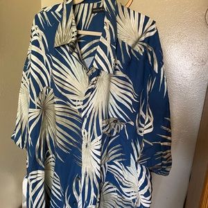 Floral short sleeved shirt